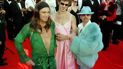Los creadores de South Park, Trey Parker y Matt Stone, en la alfombra roja de los Oscar Los creadores de South Park, Trey Parker y Matt Stone, en la alfombra roja de los Oscar