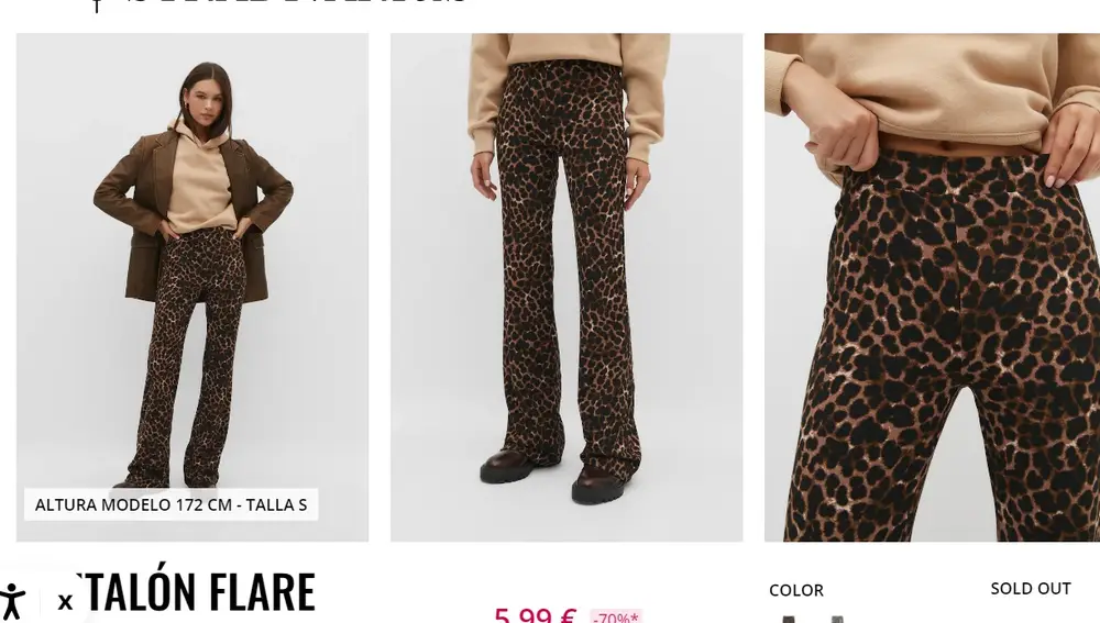Pantalón de leopardo 