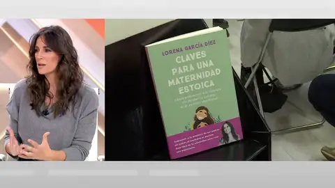Lorena García en Espejo Público. Lorena García en Espejo Público.