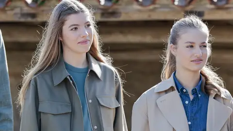 La princesa Leonor junto a su hermana, la infanta Sofía La princesa Leonor junto a su hermana, la infanta Sofía