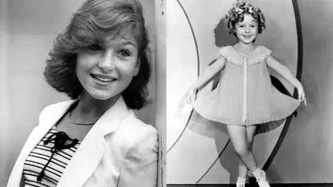Tatum O´Neal y Sherley Temple Tatum O´Neal y Sherley Temple