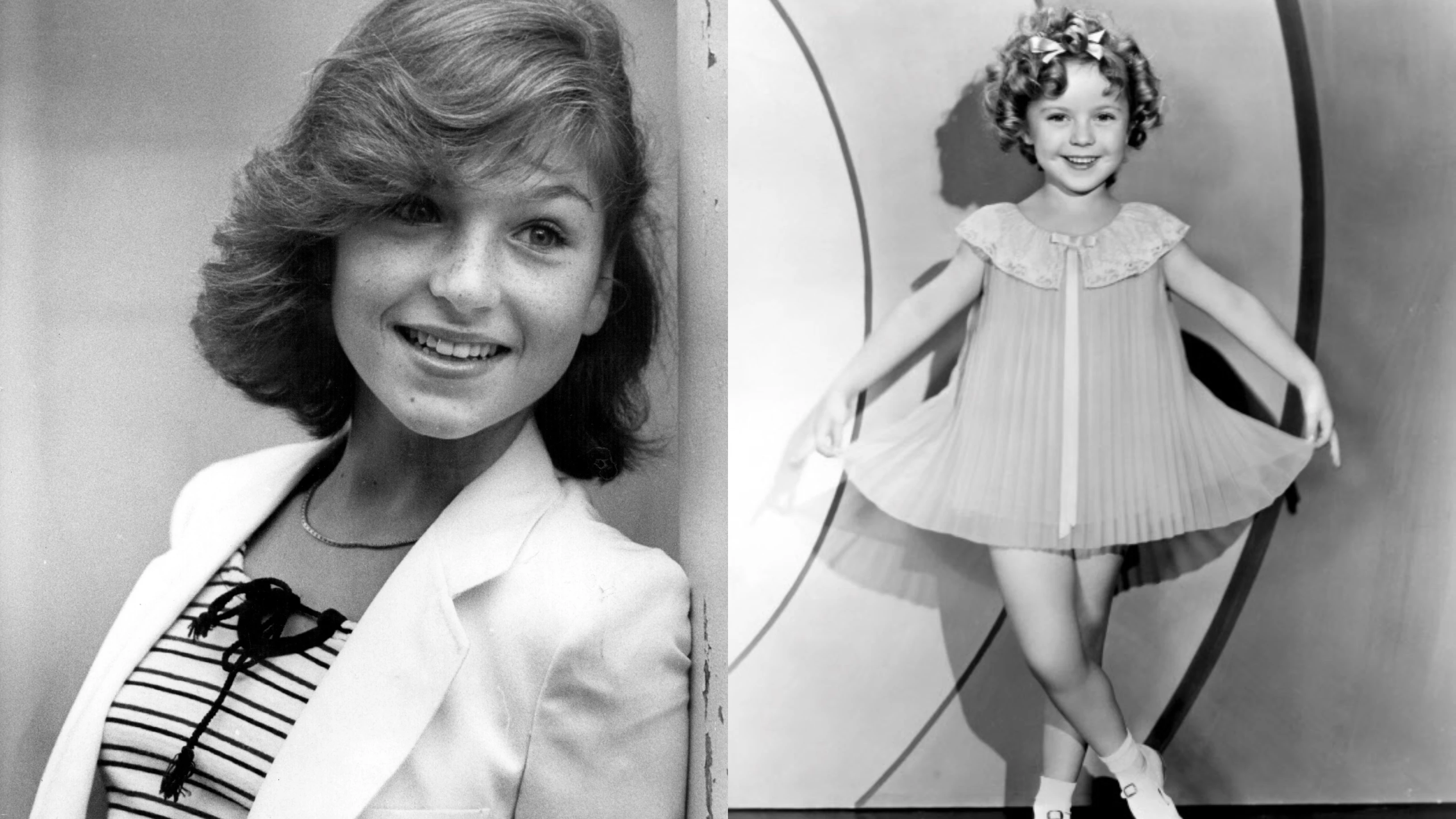 Tatum O´Neal y Sherley Temple Tatum O´Neal y Sherley Temple