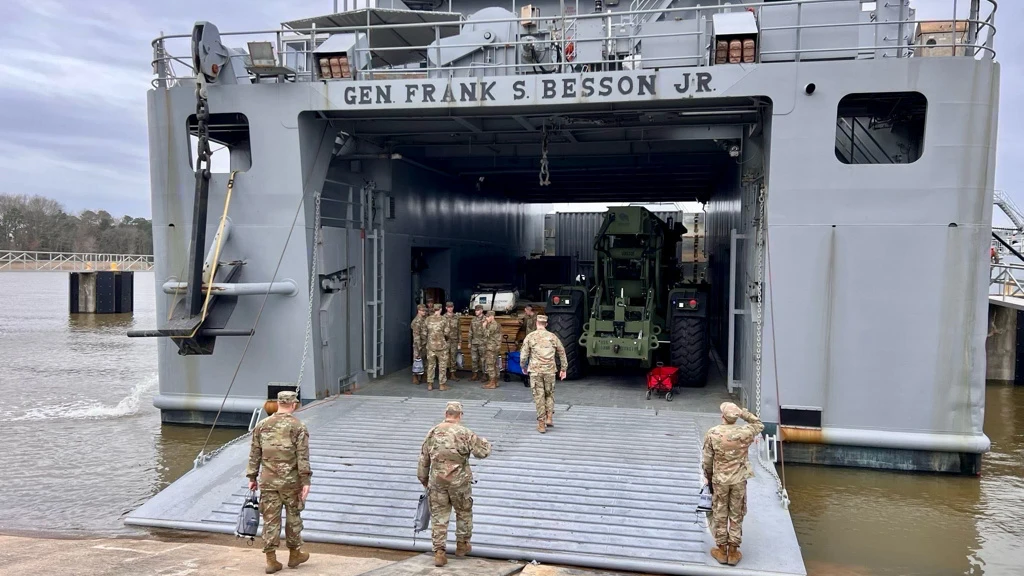 Imagen del buque del ej&eacute;rcito de EEUU 'General Frank S. Besson'