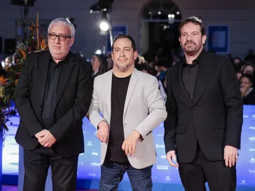 Leo Harlem, El Langui y Joaquín Mazón Leo Harlem, El Langui y Joaquín Mazón