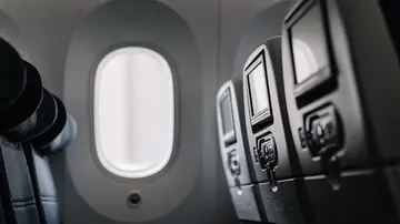 Ventana de un avión Ventana de un avión
