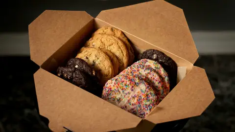 Caja con galletas Caja con galletas