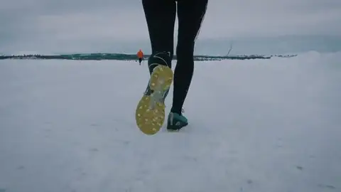 Un español gana a los suecos corriendo sobre hielo Un español gana a los suecos corriendo sobre hielo