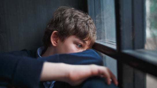 Joven triste