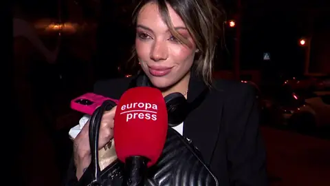 Alejandra Rubio haciendo declaraciones a Europa Press Alejandra Rubio haciendo declaraciones a Europa Press