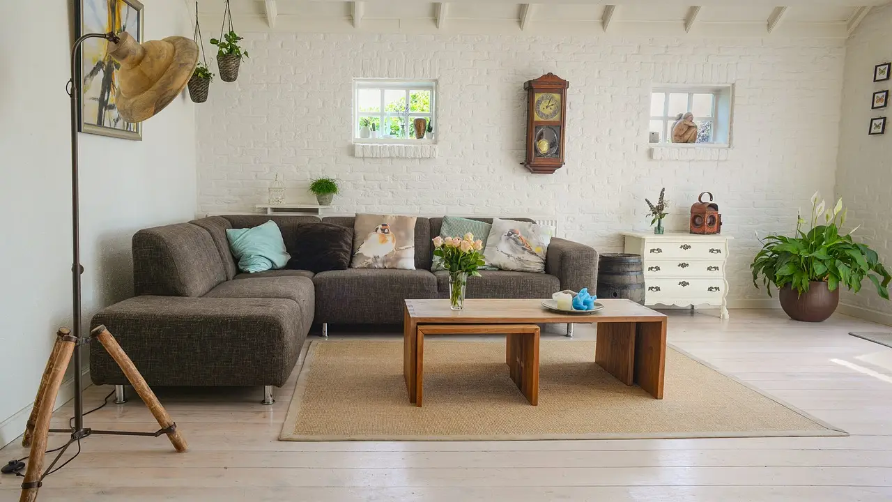 El interior de una casa El interior de una casa