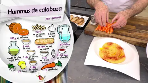 Ingredientes Hummus de calabaza Ingredientes Hummus de calabaza