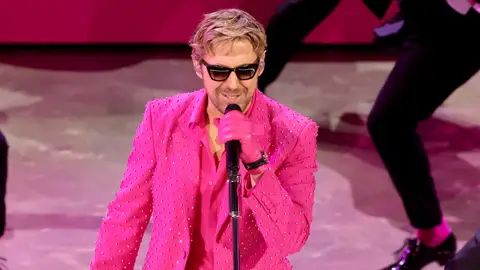 Ryan Gosling actuando en los Oscar Ryan Gosling actuando en los Oscar