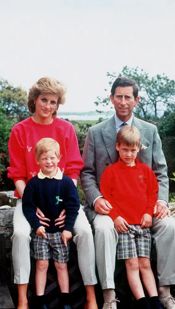 Lady Di, Príncipe Carlos y sus hijos
