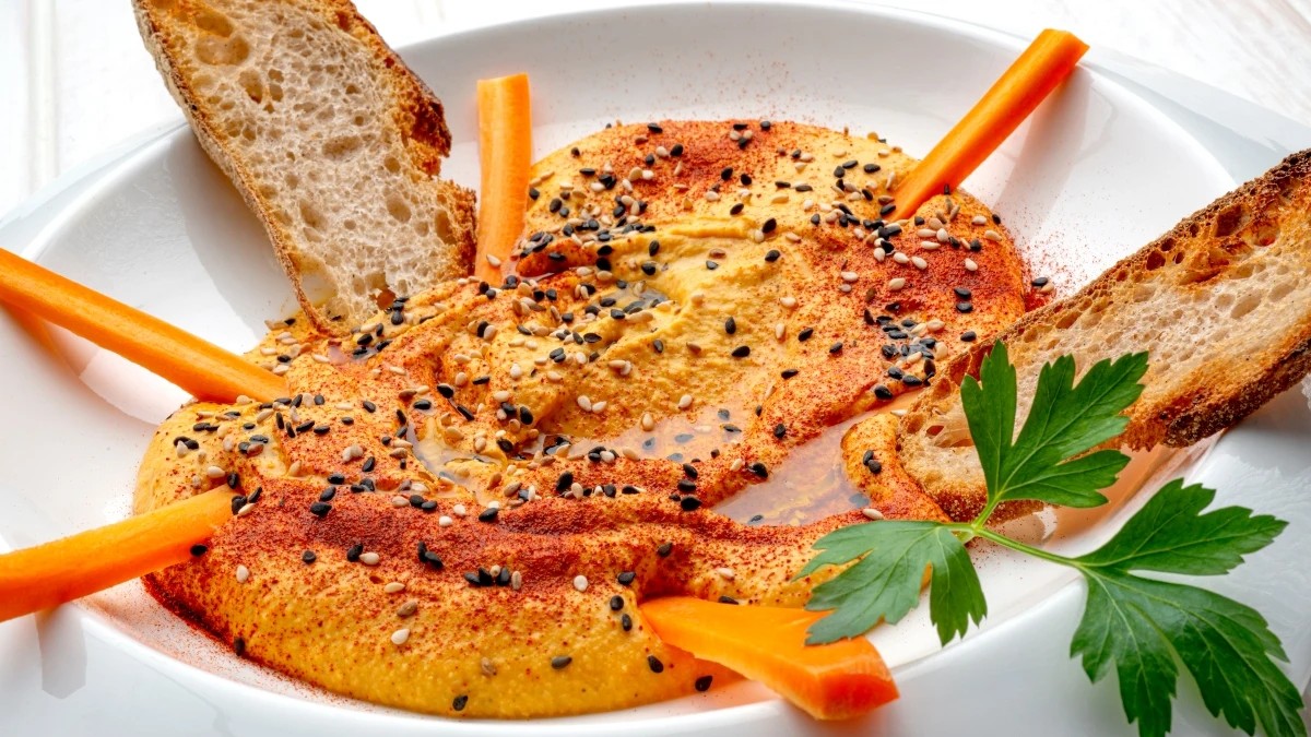 Hummus de calabaza, de Karlos Arguiñano Hummus de calabaza, de Karlos Arguiñano