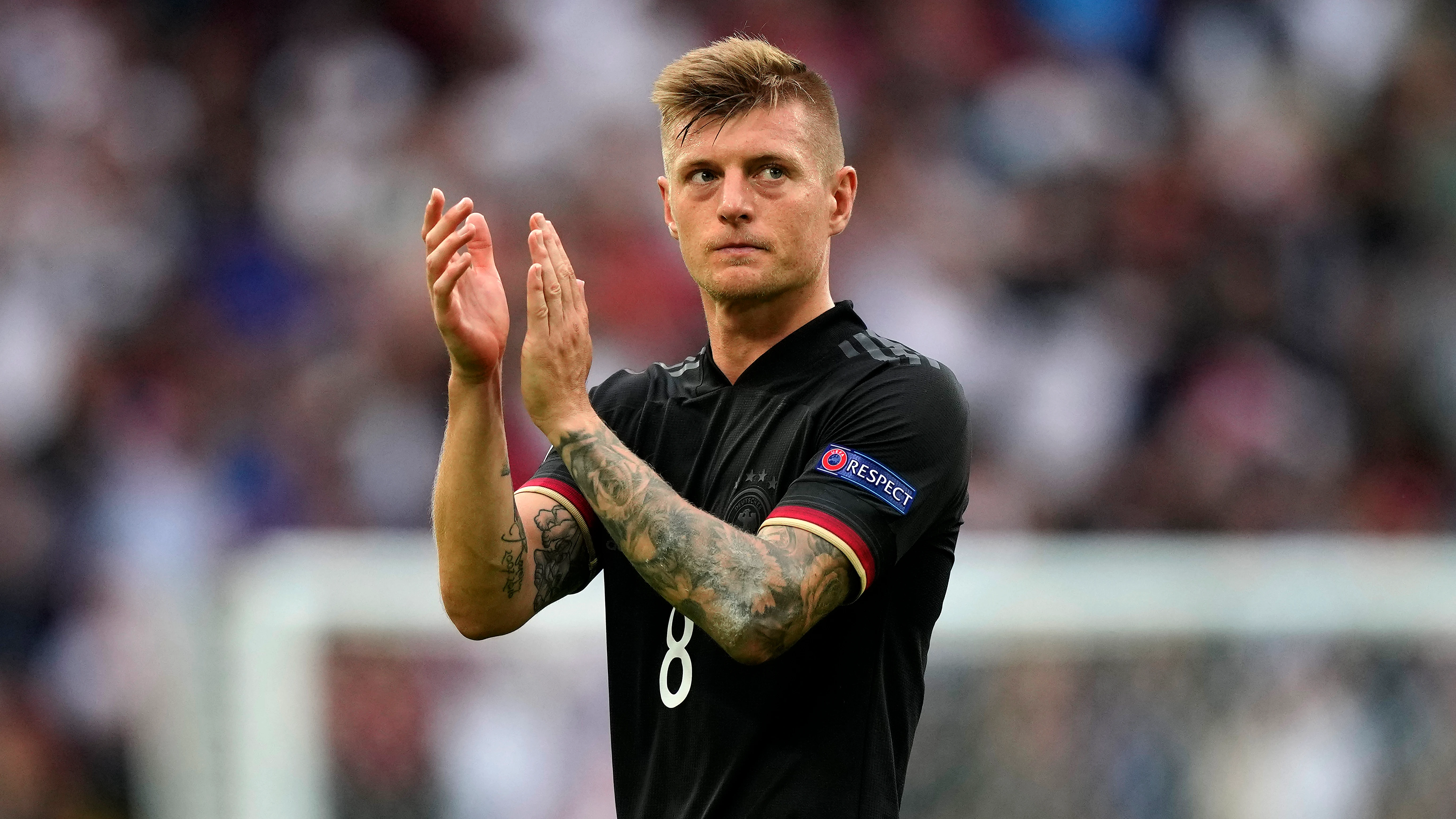 Kroos, en un partido con Alemania en la Eurocopa de 2021 Kroos, en un partido con Alemania en la Eurocopa de 2021