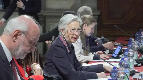 La presidenta de la Comisión de Venecia, Claire Bazy Malaurie La presidenta de la Comisión de Venecia, Claire Bazy Malaurie