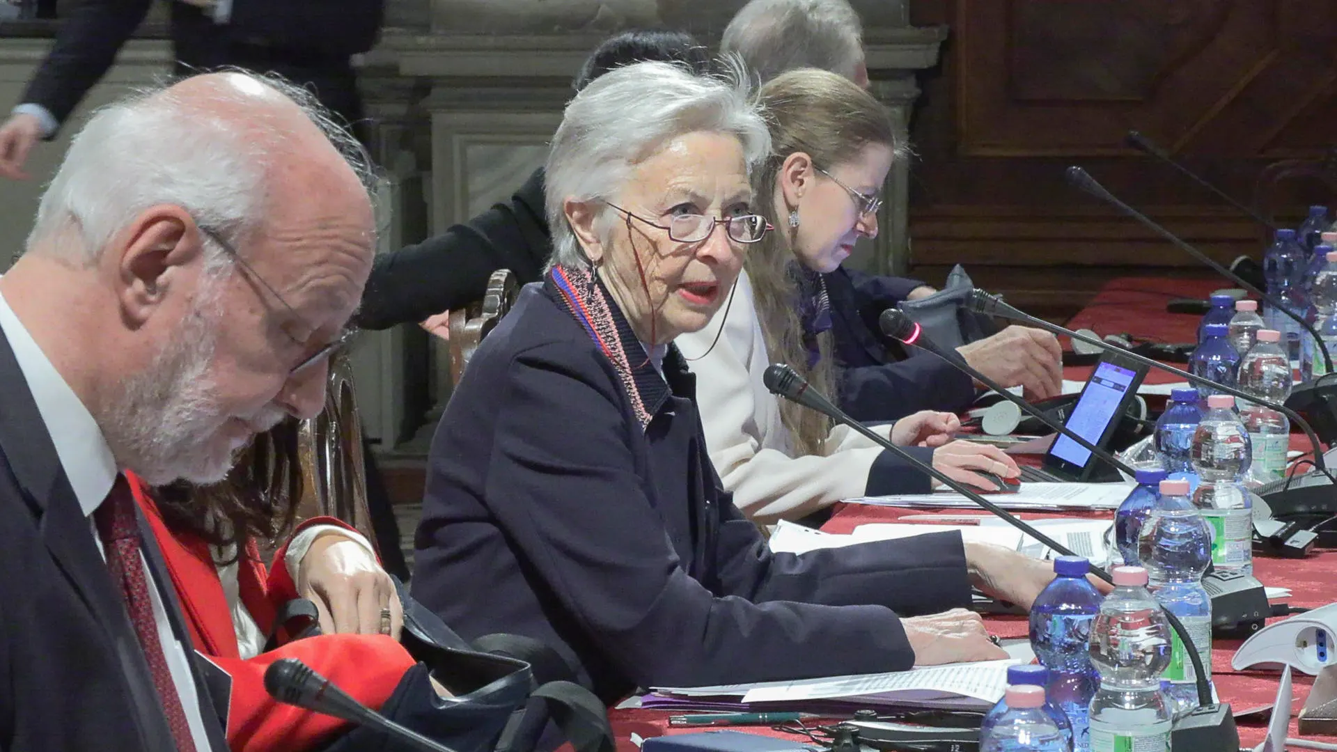 La presidenta de la Comisi&oacute;n de Venecia, Claire Bazy Malaurie