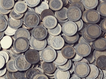 Imagen de archivo monedas de un euro