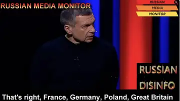 El debate en la televisión rusa sobre qué ciudades europeas deberían ser atacadas con armas nucleares