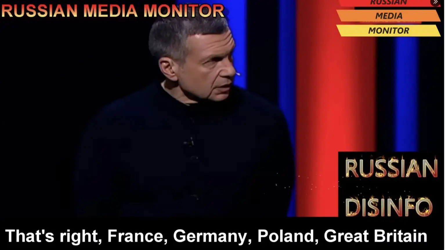El debate en la televisión rusa sobre qué ciudades europeas deberían ser atacadas con armas nucleares El debate en la televisión rusa sobre qué ciudades europeas deberían ser atacadas con armas nucleares