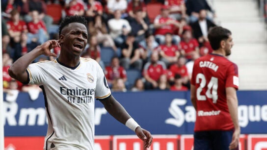 Vin&iacute;cius celebra un gol ante Osasuna