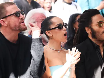 Channing Tatum, Zoe Kravitz y Lenny Kravitz Channing Tatum, Zoe Kravitz y Lenny Kravitz