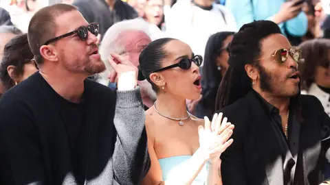 Channing Tatum, Zoe Kravitz y Lenny Kravitz Channing Tatum, Zoe Kravitz y Lenny Kravitz