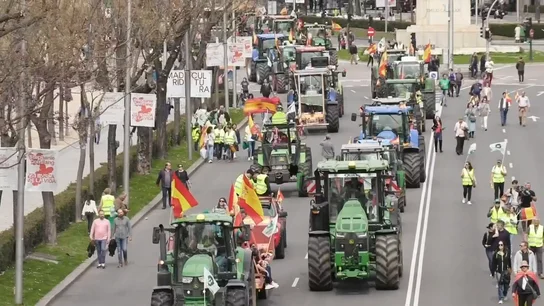 Tractorada de los agricultores en Madrid Tractorada de los agricultores en Madrid