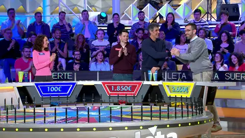 Rubén consigue más de 1.700 euros gracias a un taco Rubén consigue más de 1.700 euros gracias a un taco
