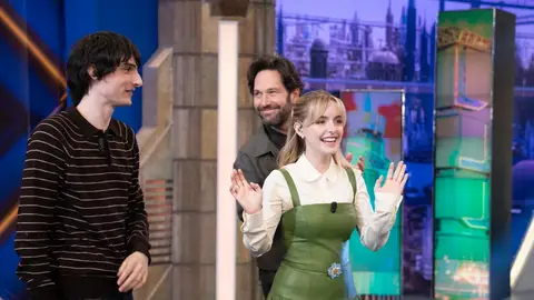 Disfruta de la entrevista completa de Paul Rudd, Finn Wolfhard y Mckenna Grace en El Hormiguero Disfruta de la entrevista completa de Paul Rudd, Finn Wolfhard y Mckenna Grace en El Hormiguero