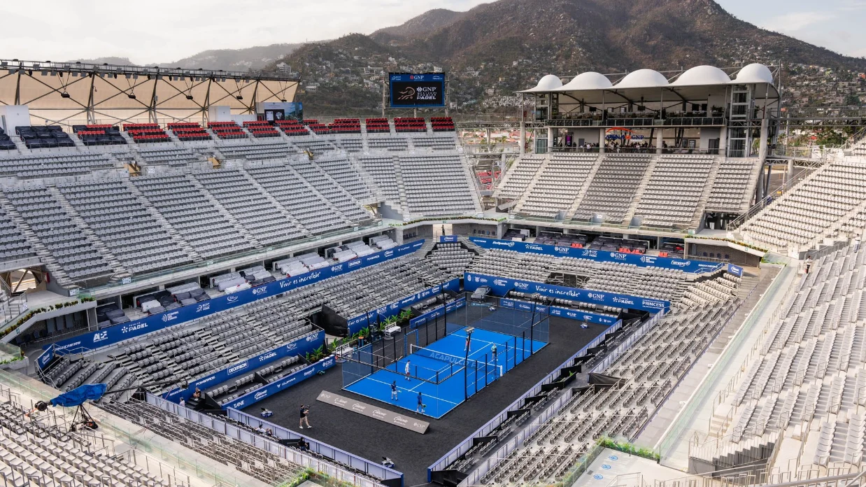 La pista central del GNP Acapulco P1 del Premiere Padel