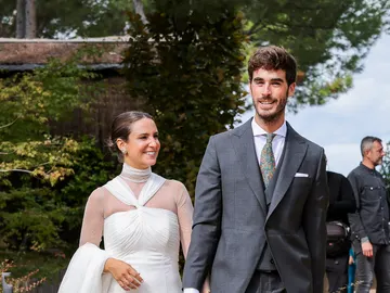 Marta Pombo y Luis Zamalloa, en su boda Marta Pombo y Luis Zamalloa, en su boda