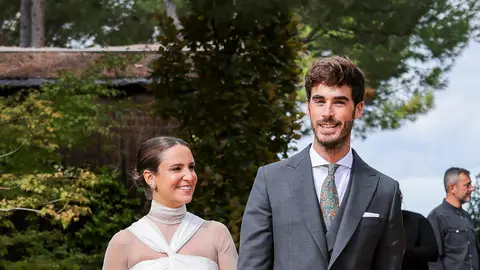 Marta Pombo y Luis Zamalloa, en su boda Marta Pombo y Luis Zamalloa, en su boda