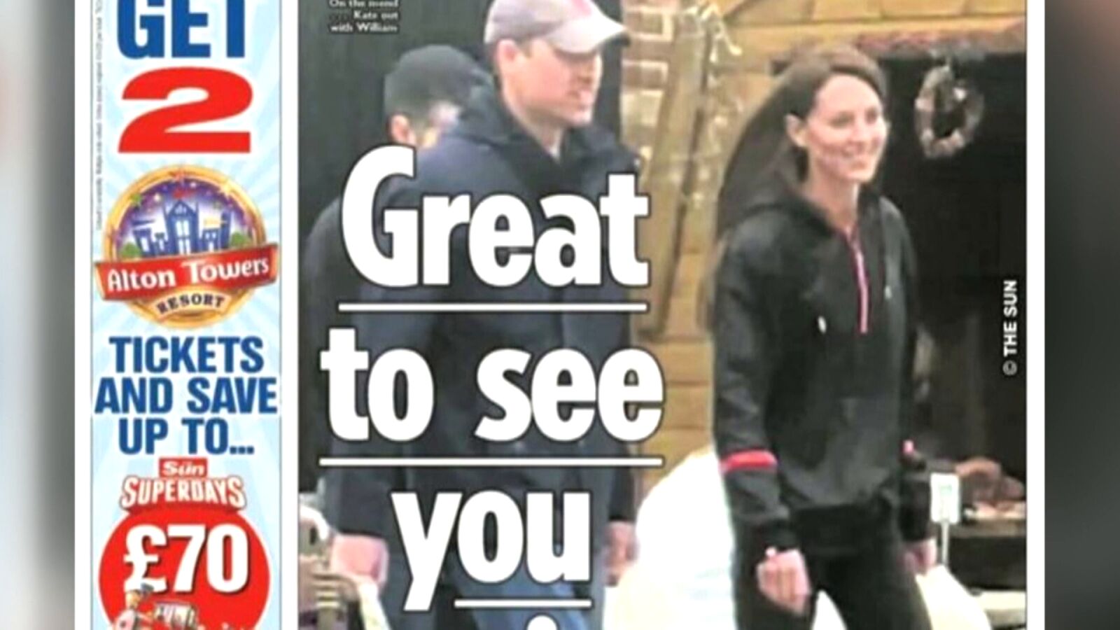 ¿Es Kate Middleton la que aparece en la reciente viral foto junto al príncipe Guillermo?