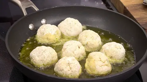 Fríelas hasta que se doren por fuera Fríelas hasta que se doren por fuera