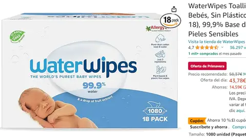Toallitas WaterWipes Toallitas WaterWipes