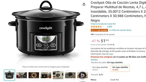 Olla de cocción lenta Olla de cocción lenta