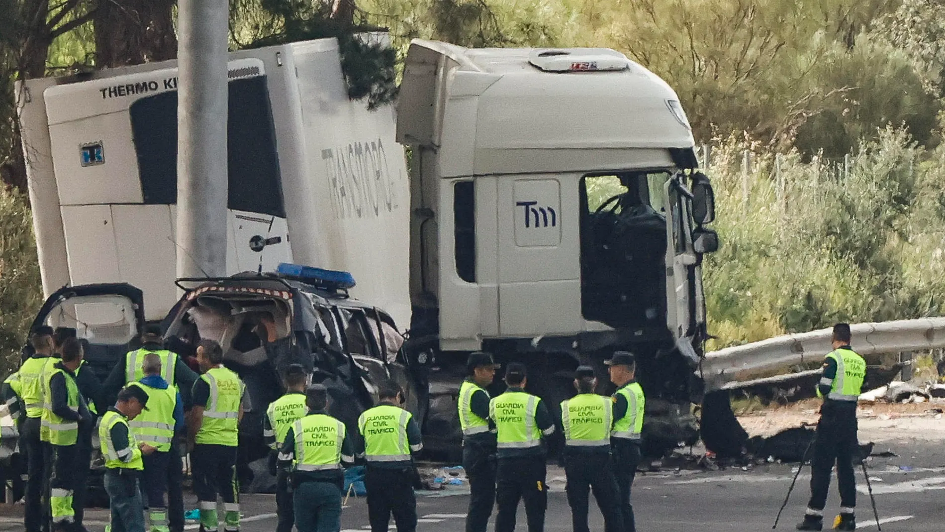 El camión articulado que arrolló mortalmente a seis personas