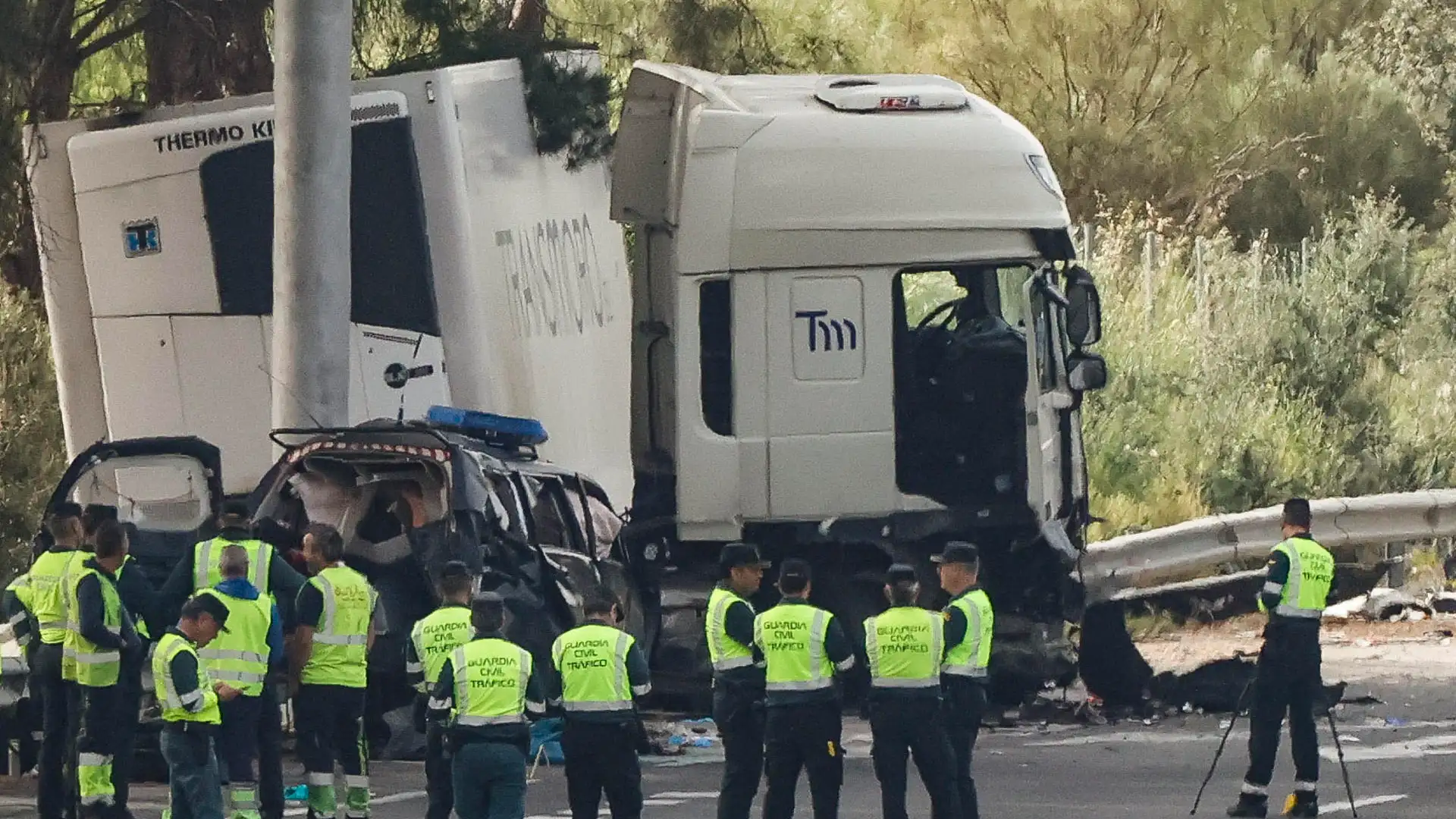 El camión articulado que arrolló mortalmente a seis personas El camión articulado que arrolló mortalmente a seis personas