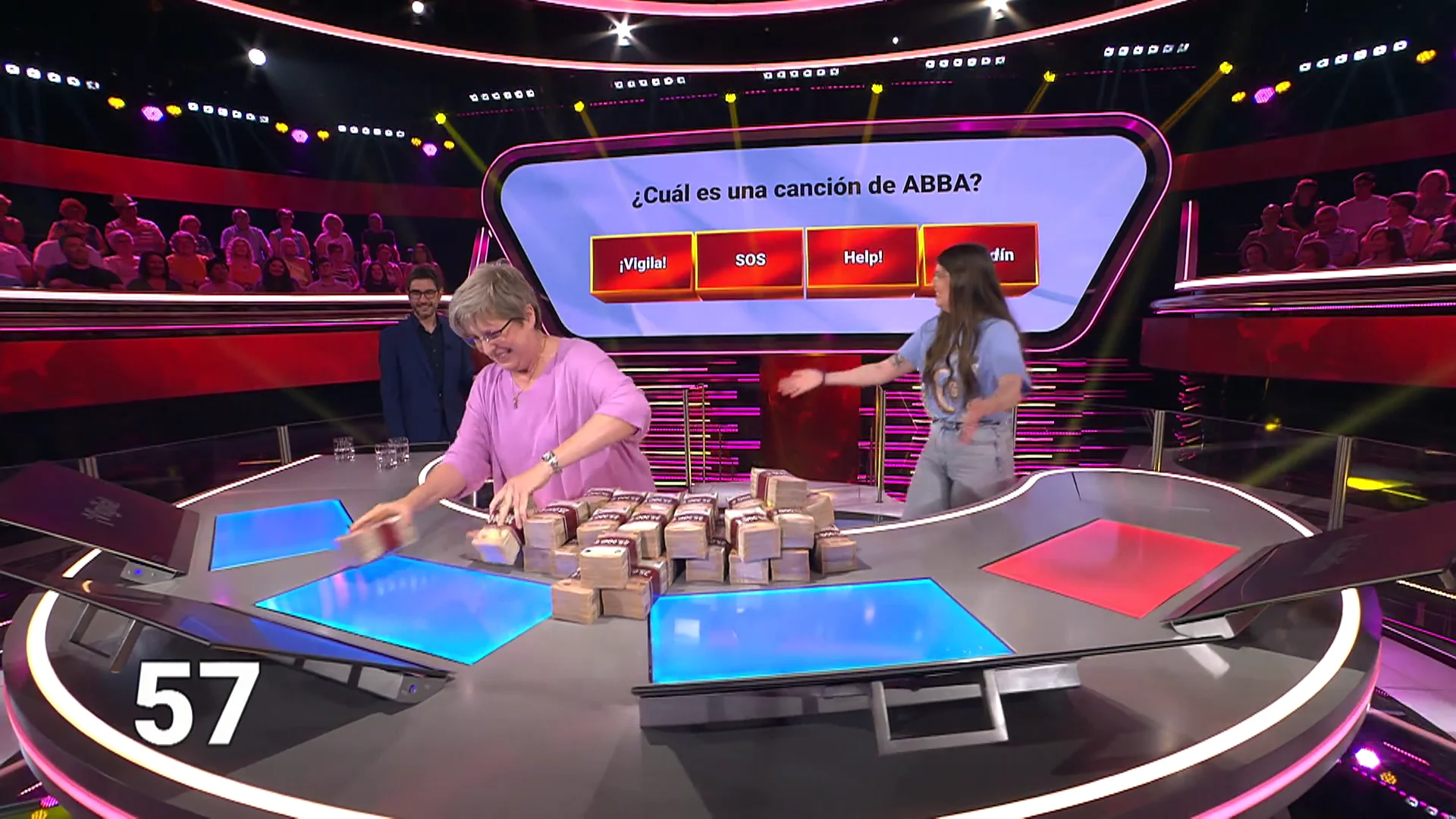 Pilar y María, concursantes de Atrapa un millón Pilar y María, concursantes de Atrapa un millón