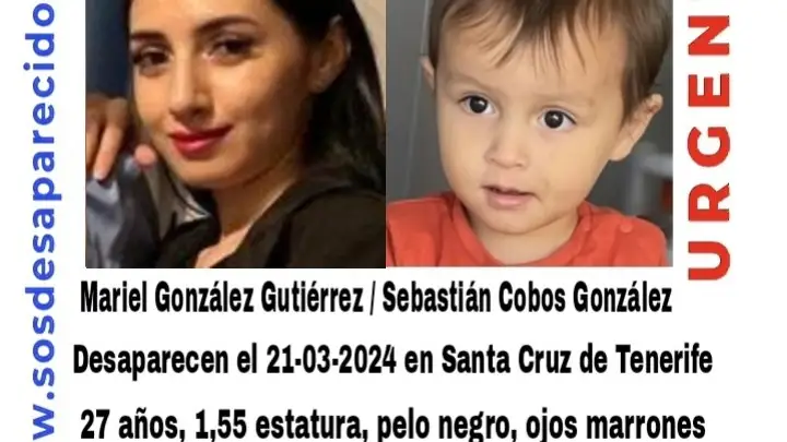 Imagen de la madre y su hijo desaparecidos en Tenerife Imagen de la madre y su hijo desaparecidos en Tenerife