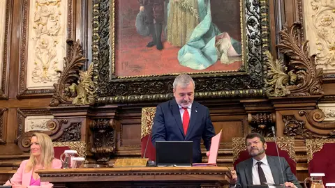 El alcalde de Barcelona, Jaume Collboni, en el pleno de marzo. El alcalde de Barcelona, Jaume Collboni, en el pleno de marzo.EUROPA PRESS22/03/2024