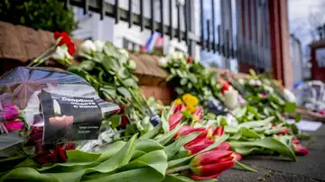 Flores tras el atentado en Moscú