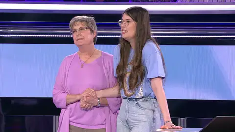 María y Sofía, concursantes de Atrapa un millón