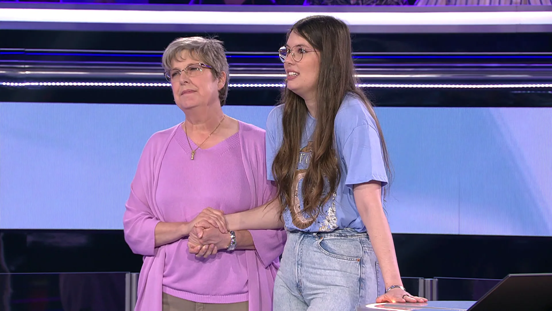 Mar&iacute;a y Sof&iacute;a, concursantes de Atrapa un mill&oacute;n