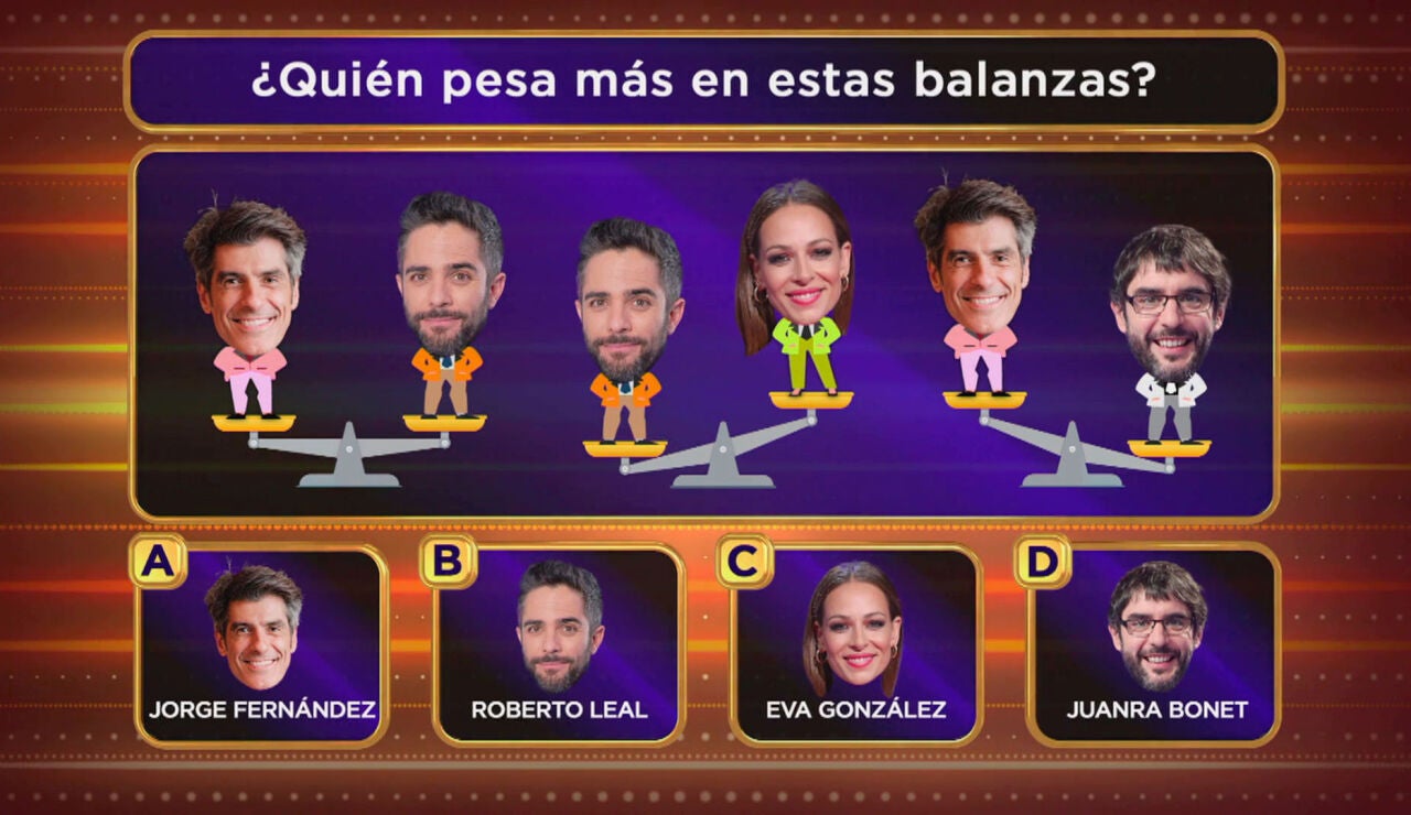 Pregunta de El 1%, nuevo concurso de Antena 3