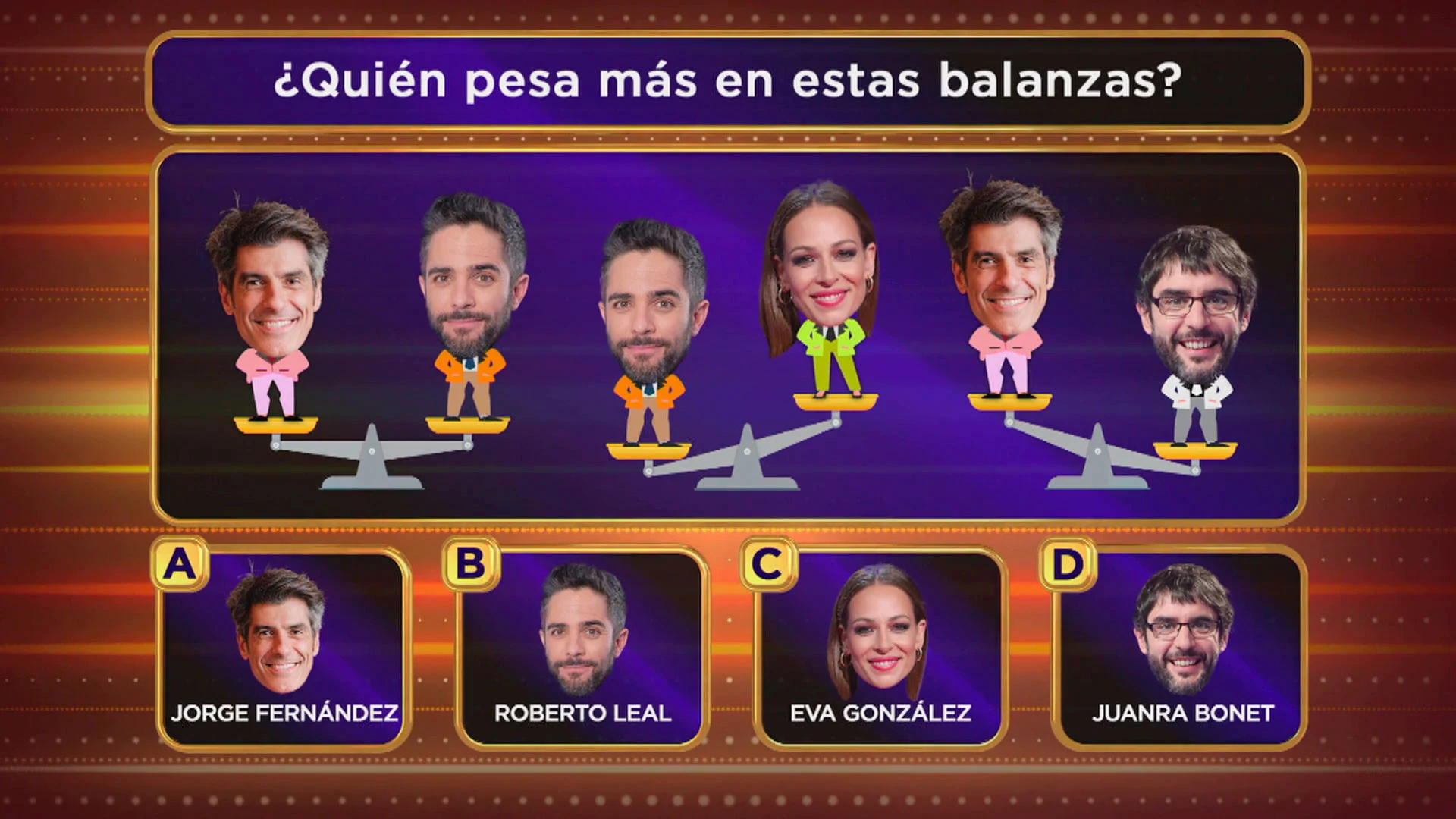 Pregunta de El 1%, nuevo concurso de Antena 3 Pregunta de El 1%, nuevo concurso de Antena 3