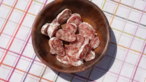 Fuet cortado Fuet cortado