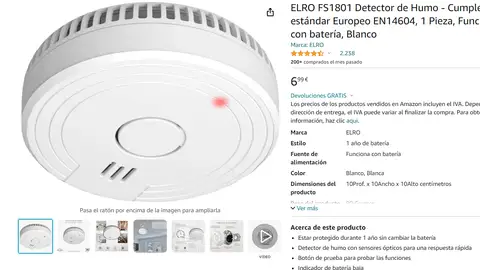 Detector de humo Detector de humo