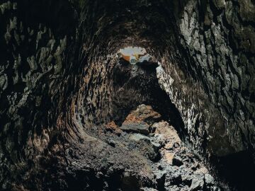 El interior del volcán de La Palma